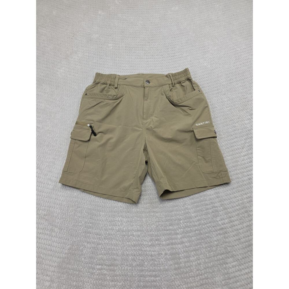 Santiny Shorts Mens Medium Tank Cargo Outdoor Hiking Active